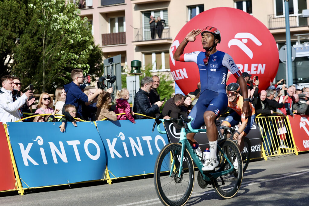 Emmanuel Houcou podczas 1. etapu ORLEN Wyścigu Narodów