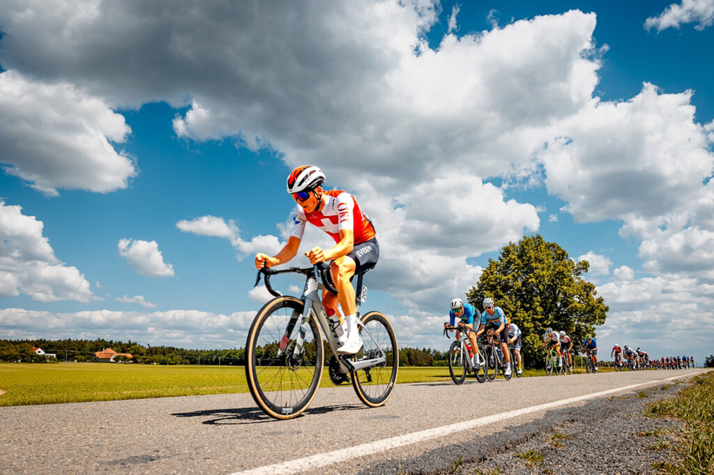 Kolarze podczas ORLEN Wyścigu Narodów