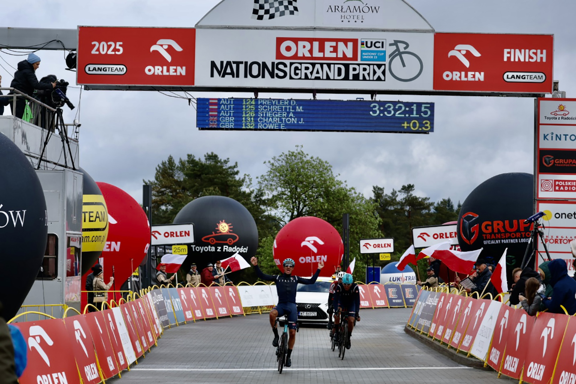 Ludovico Maria Mellano podczas ORLEN Wyścigu Narodów